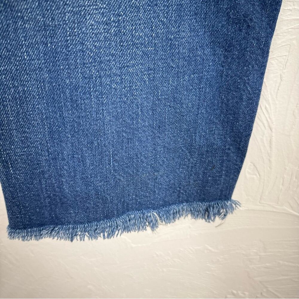 Madewell Blue The Perfect Vintage Jeans Womens 26 Raw Hem High Rise Denim Casual - Picture 10 of 13